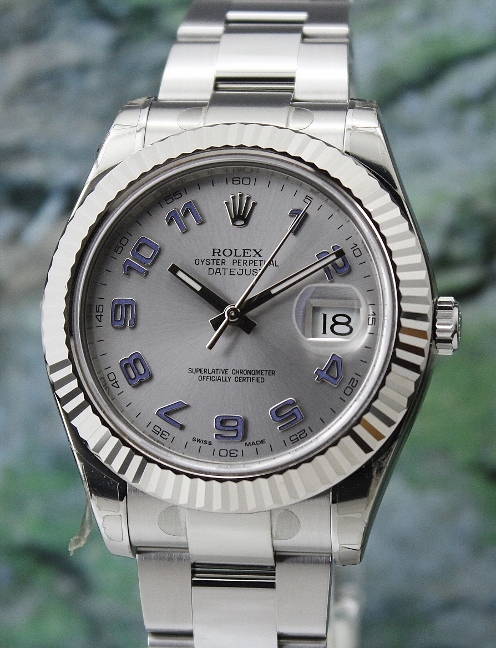 (image for) A ROLEX STAINLESS STEEL AND 18K WHITE GOLD OYSTER PERPETUAL DATEJUST II - 116334